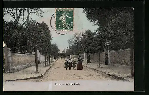 AK Ablon, Rue de Paris