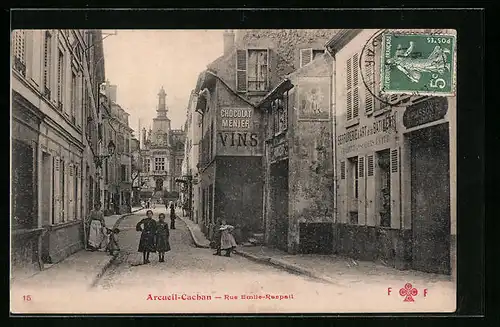 AK Arcueil-Cachan, Rue Emile-Raspail