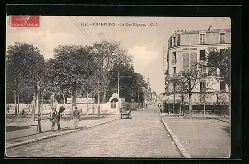 AK Champigny, La Rue Mignon