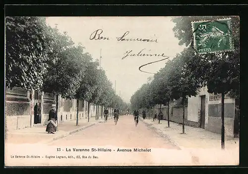 AK La Varenne-St-Hilaire, Avenue Michelet