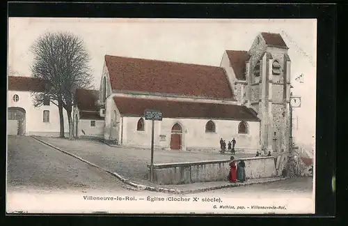 AK Villeneuve-le-Roi, L`Église