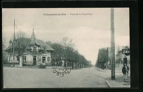 AK Villeneuve-le-Roi, Place de la République