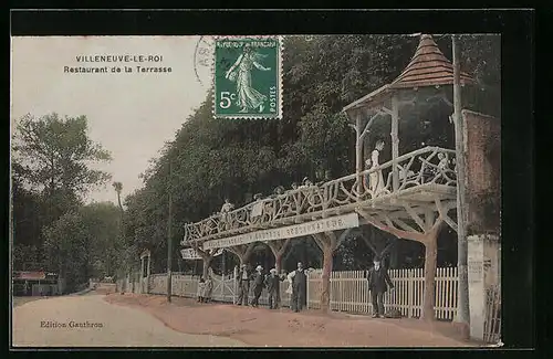AK Villeneuve-le-Roi, Restaurant de la Terrasse