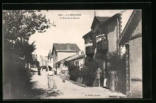 AK La Bernerie, La Rue de la Source