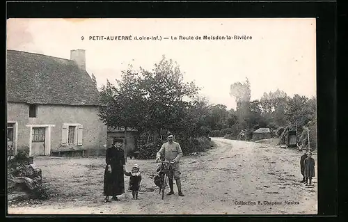AK Petit-Auverné, La Route de Moisdon-la-Rivière