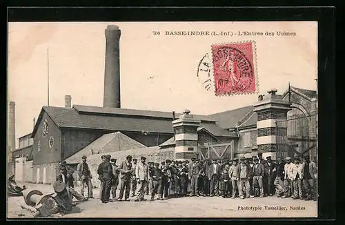 AK Basse-Indre, L`Entrée des Usines