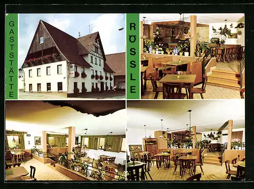 AK Rottenburg-Eckenweiler, Gasthaus Rössle, Böblinger Strasse 23