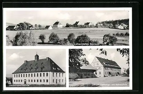 AK Bayreuth, Landwirtschaftsschule, Lehrgut, Panorama