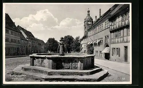 AK Sangerhausen, Marktplatz