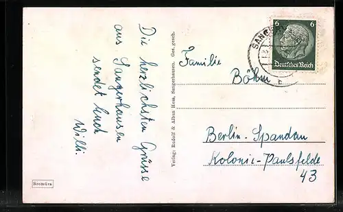 AK Sangerhausen, Marktplatz