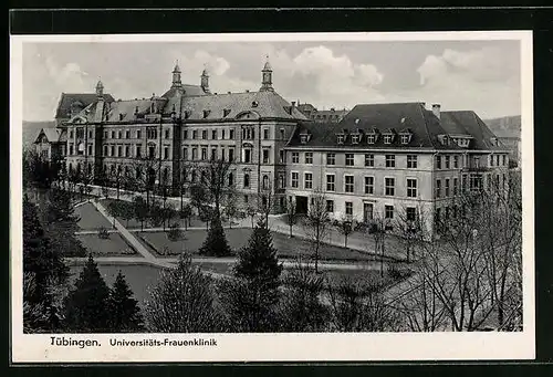 AK Tübingen, Universitäts-Frauenklinik aus der Vogelschau
