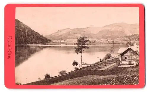 Fotografie Nicolaus Kuss, Mariazell, Wienergasse 61, Ansicht Mitterbach am Erlaufsee, Blick auf den Erlauf See
