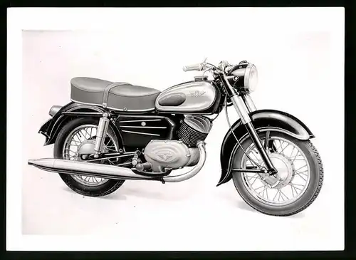 Fotografie Motorrad Zündapp 201 S, Krad, Motorcycle, Technische Daten Rückseitig