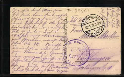 AK Buzy, Kirche nach dem Krieg