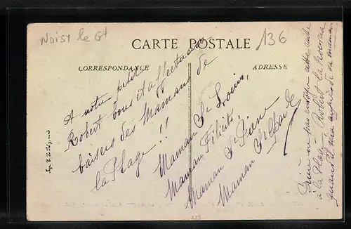 AK Ormesson, Sanatorium d`Ormesson - Un groupe d`Enfants dans le Préau