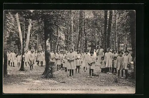 AK Ormesson, Preventorium-Sanatorium d`Ormesson - Les Jeux