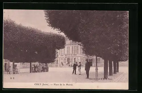 AK Orly, Place de la Mairie