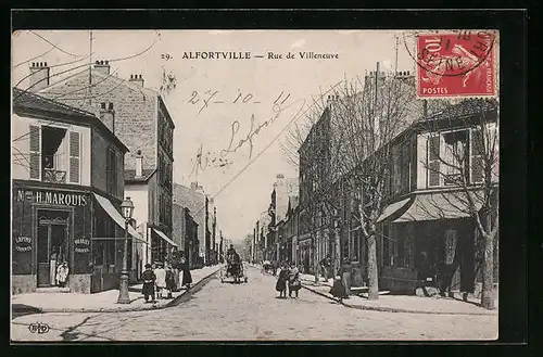 AK Alfortville, Rue de Villeneuve