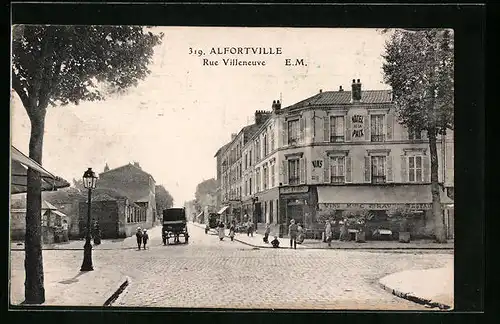 AK Alfortville, Rue Villeneuve