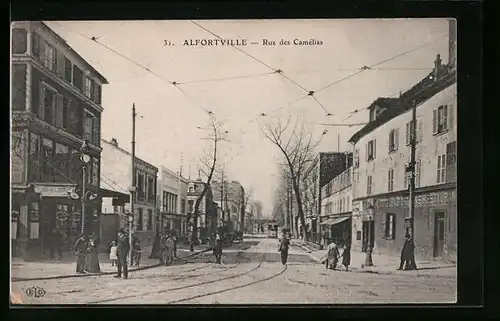 AK Alfortville, Rue des Camelias
