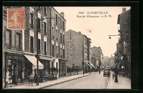 AK Alfortville, Rue de Villeneuve