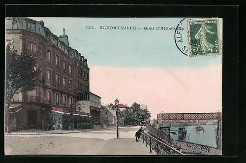 AK Alfortville, Quai d`Alfortville