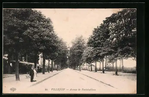 AK Villejuif, Avenue de Fontainebleau