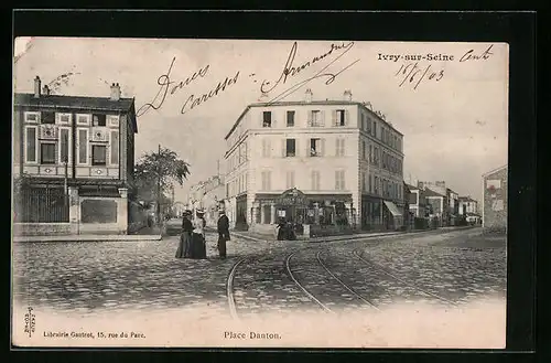 AK Ivry-sur-Seine, Place Danton