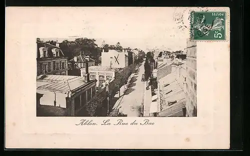AK Ablon, La Rue du Bac, Passepartout