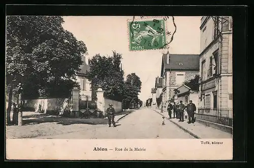 AK Ablon, Rue de la Mairie