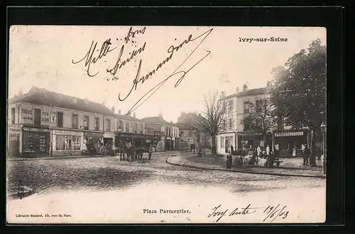 AK Ivry-sur-Seine, Place Parmentier