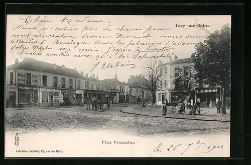 AK Ivry-sur-Seine, Place Parmentier