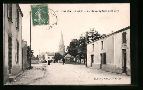 AK Coueron, Arrivée par la Route de la Gare