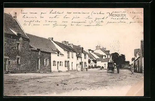 AK Mesquer, La Rue Principale
