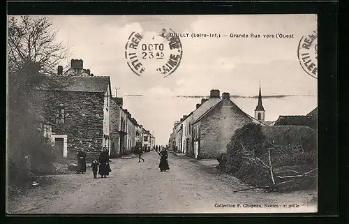 AK Quilly, Grande Rue vers l`Ouest