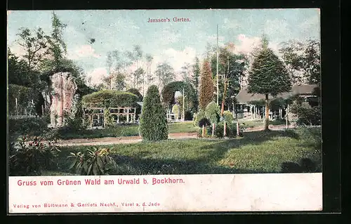 AK Bockhorn, Gasthaus zum grünen Wald