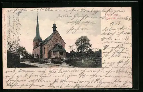 AK Borsum, Kirche mit Glockenturm
