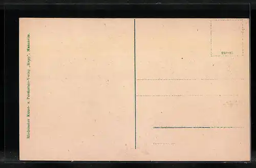 AK Durlach, Schule und Kriegs-Denkmal