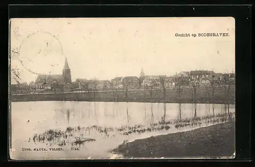 AK Bodegraven, Gezicht op Bodegraven