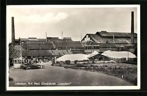 AK Leerdam, N.V. Ned. Glasfabriek Leerdam