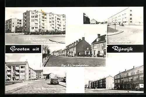 AK Rijswijk, Louis Bouwmeesterstraat, Dr. Augustijnlaan, Mgr. P. J. Willekenslaan