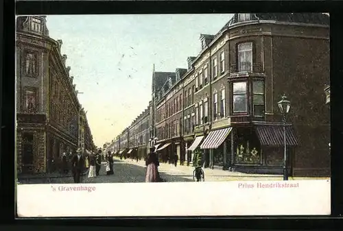 AK `s Gravenhage, Prins Hendrikstraat