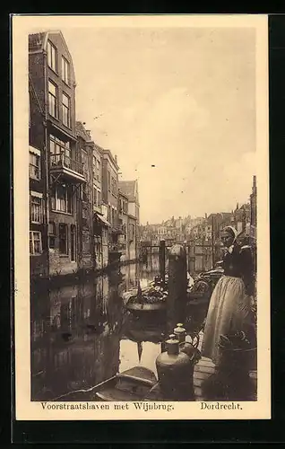 AK Dordrecht, Voorstraatshaven met Wijnbrug