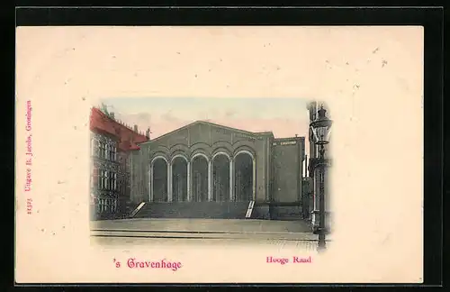 AK `s Gravenhage, Hooge Raad, Passepartout