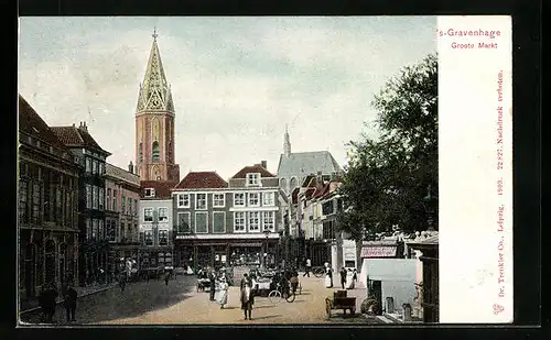 AK `s-Gravenhage, Groote Markt