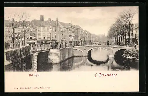 AK `s Gravenhage, Het Spui