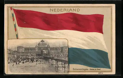 AK Scheveningen, Kurhaus en Strand