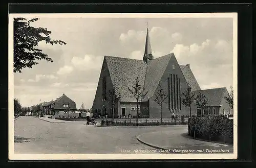 AK Lisse, Kerkgebouw Geref. Gemeenten met Tulpenstraat