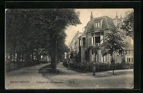 AK Oegstgeest, Haagsche straatweg