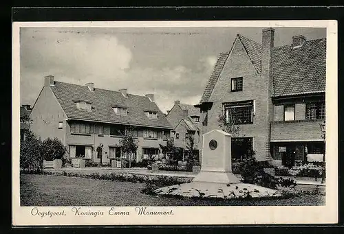 AK Oegstgeest, Koningin Emma Monument